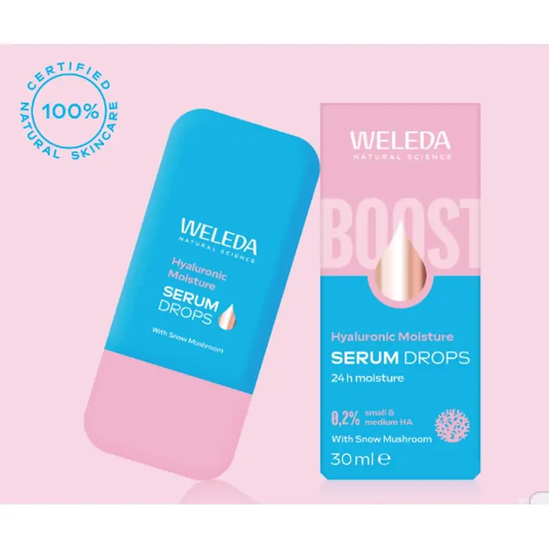 Weleda Sérum Hydratant Booster Gouttes à l'Acide Hyaluronique, 30 ml - Image 11