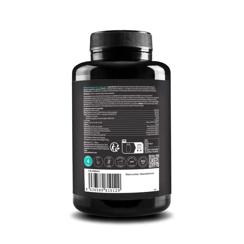 Zenement Nootropic, 120 gélules végétaliennes - Image 2