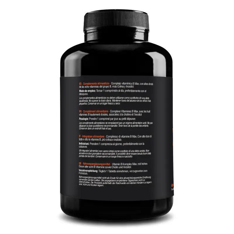Zenement Vitamin B Max Complex, 365 comprimés végétaliens - Image 3